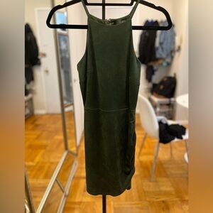 Aqua Forest Green Backless Dress